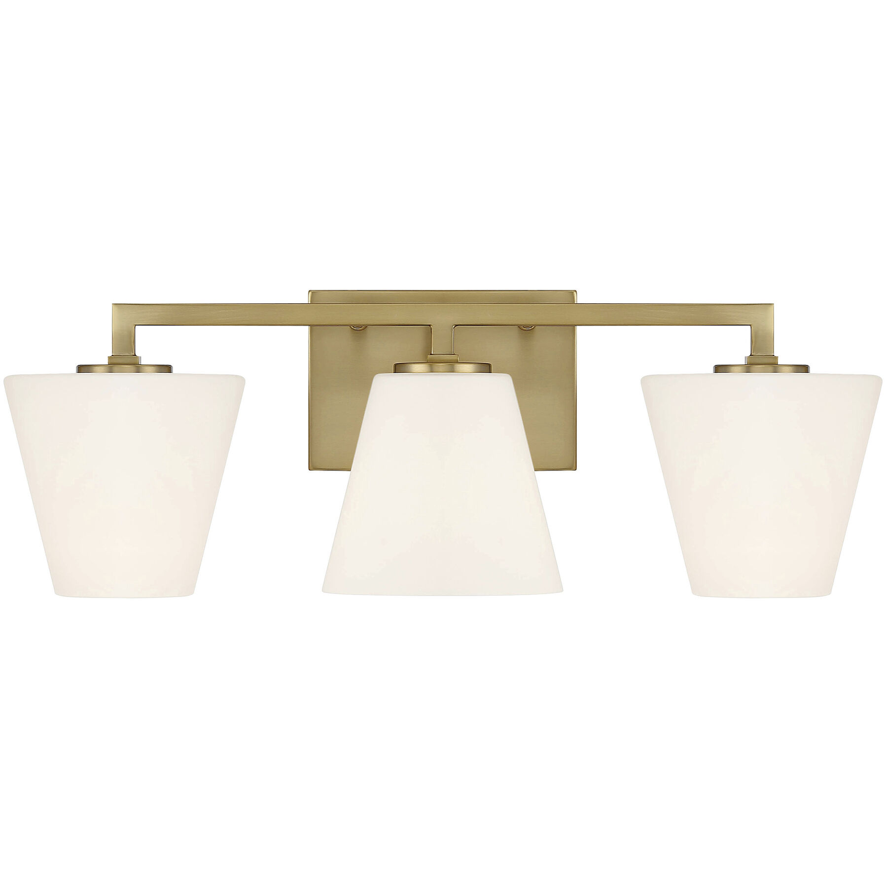 Palmyra 3 Light 24 inch Brushed Gold Vanity Light Wall Light